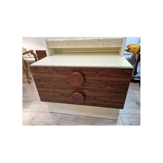 Image 1 of Coppia di comodini vintage in legno, 1970