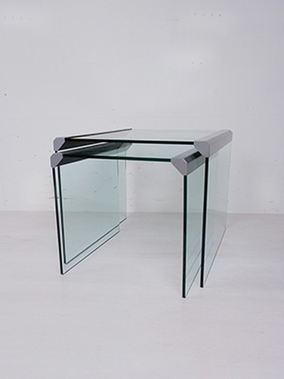 Image 1 of Set of 2 side tables by Gallotti & Radice