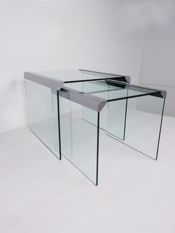 Image 1 of Set of 2 side tables by Gallotti & Radice