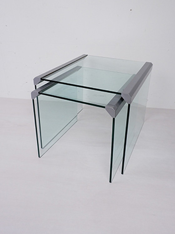 Image 1 of Set of 2 side tables by Gallotti & Radice