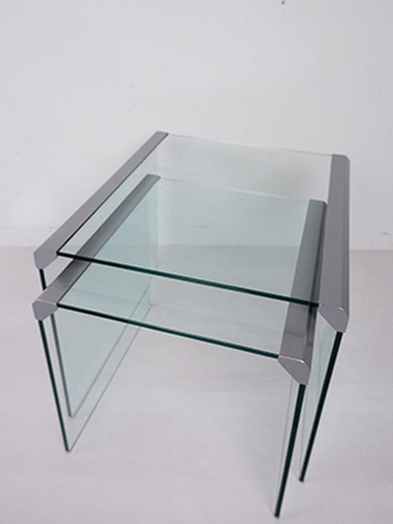 Image 1 of Set of 2 side tables by Gallotti & Radice