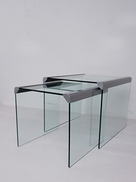 Image 1 of Set of 2 side tables by Gallotti & Radice