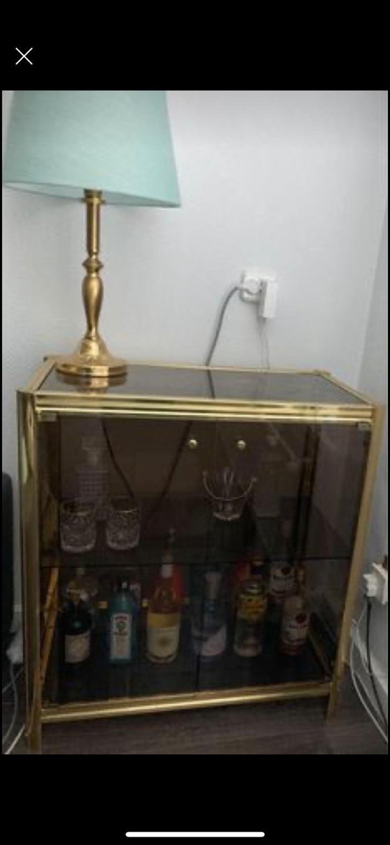 Image 1 of Vintage 2-Door Metal Display Case, 1960