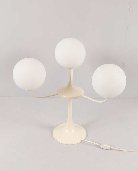 Image 1 of  Sputnik table lamp, by Eva Renee Nele and Max Bill for Temde, Switzerland, 1960s