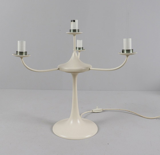 Image 1 of  Sputnik table lamp, by Eva Renee Nele and Max Bill for Temde, Switzerland, 1960s