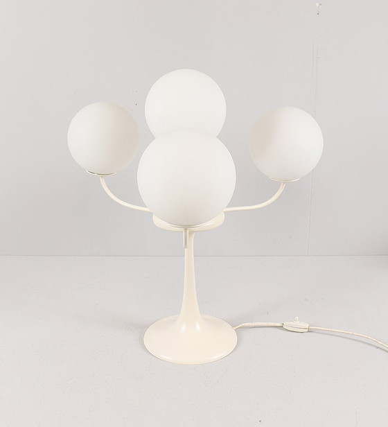 Image 1 of  Sputnik table lamp, by Eva Renee Nele and Max Bill for Temde, Switzerland, 1960s