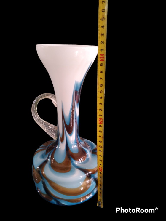 Image 1 of Vase murano Carlo Moretti opalin