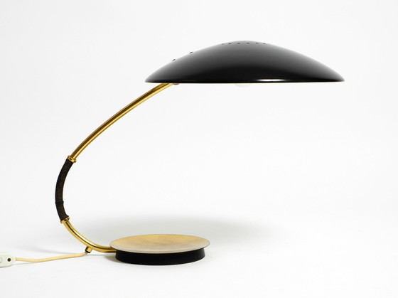 Image 1 of Large Mid Century Modern Table Lamp By Christian Dell For Kaiser Leuchten Model 6787 In Black