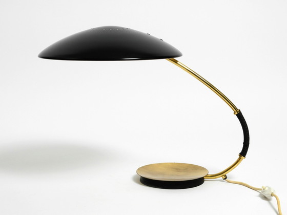 Image 1 of Large Mid Century Modern Table Lamp By Christian Dell For Kaiser Leuchten Model 6787 In Black