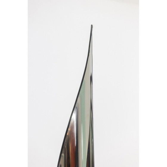Image 1 of Vintage polished stainless steel floor lamp for Stilnovo, 1970