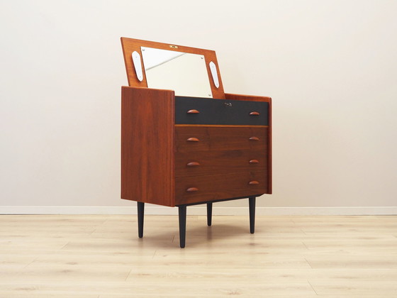 Image 1 of Teak Dressing Table, Danish Design, 1970S, Production: Denmark