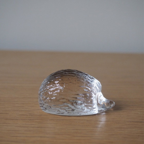 Image 1 of Statuetta di riccio in vetro fuso degli anni '70 dalla Cecoslovacchia - 