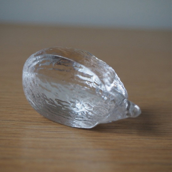 Image 1 of Statuetta di riccio in vetro fuso degli anni '70 dalla Cecoslovacchia - 