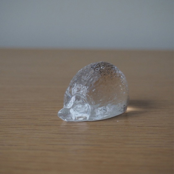 Image 1 of Statuetta di riccio in vetro fuso degli anni '70 dalla Cecoslovacchia - 