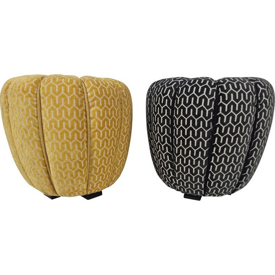 Image 1 of Coppia di pouf vintage di Jindřich Halabala per Up Zavody, 1940