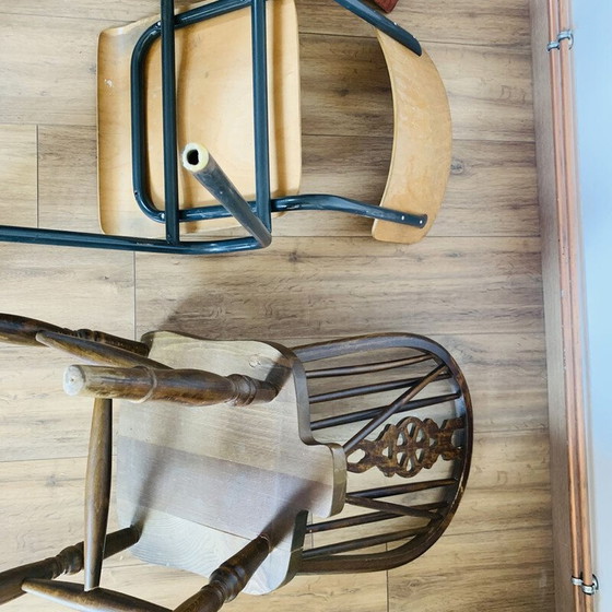 Image 1 of Set of 4 mismatched vintage chairs