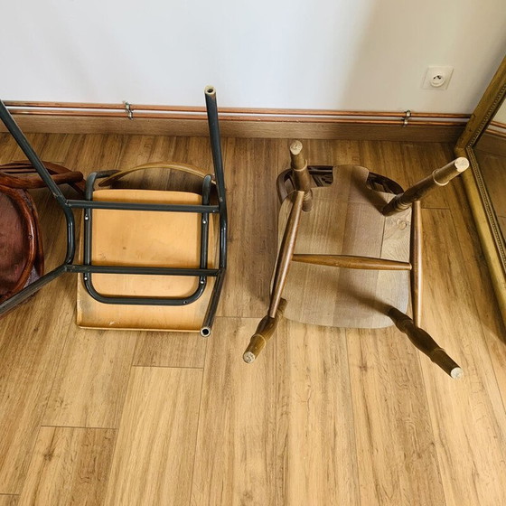 Image 1 of Set of 4 mismatched vintage chairs