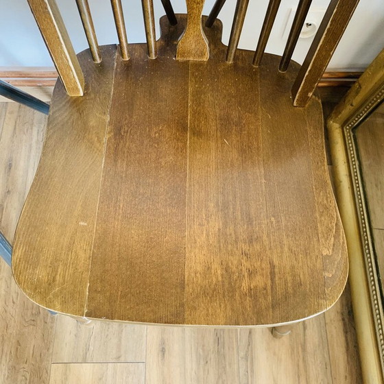 Image 1 of Set of 4 mismatched vintage chairs