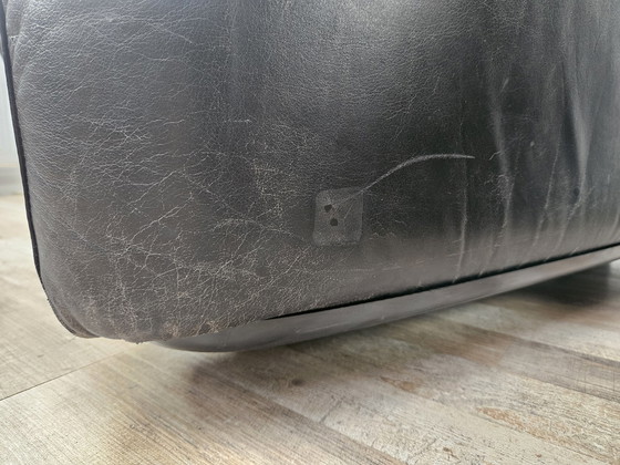Image 1 of 'Piumotto' Leather Armchairs By Arrigo Arrigoni For Busnelli