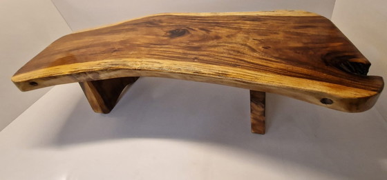 Image 1 of Epoxy coffee table/ bench Suar wood