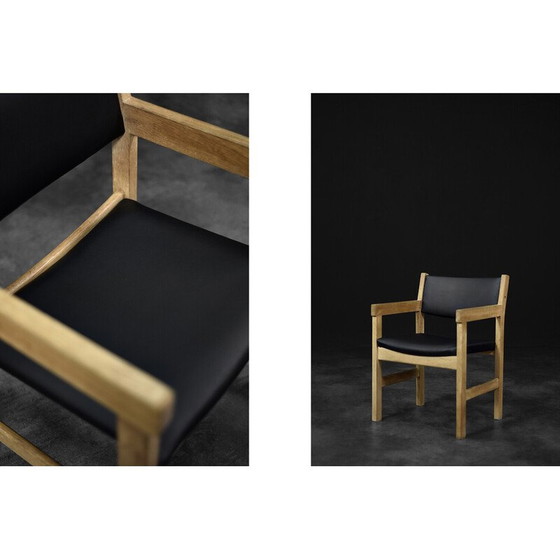 Image 1 of Set of 4 vintage Danish oakwood armchairs by Hans J. Wegner for Getama, 1960s