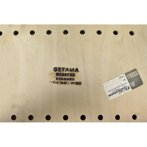 Image 1 of Set of 4 vintage Danish oakwood armchairs by Hans J. Wegner for Getama, 1960s