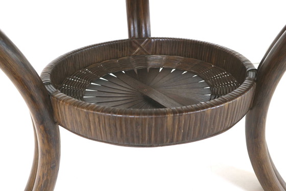 Image 1 of Vintage Manou set of 2 armchairs and table