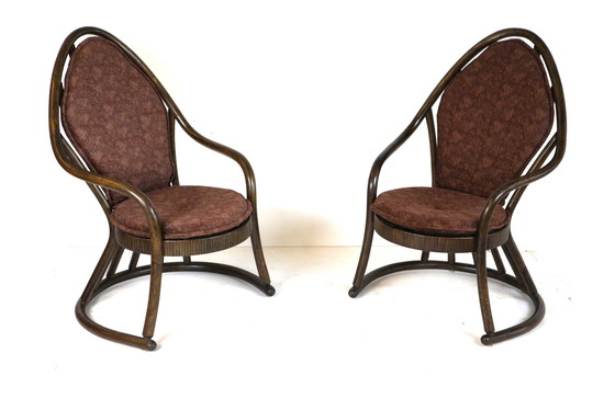 Image 1 of Vintage Manou set of 2 armchairs and table