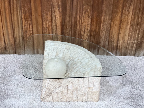 Image 1 of Table basse vintage en mactanstone