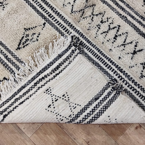 Image 1 of Beni Ouarain Carpet Of High Quality Wool - Tapis Beni Ouarain En Laine De Haute Qualité