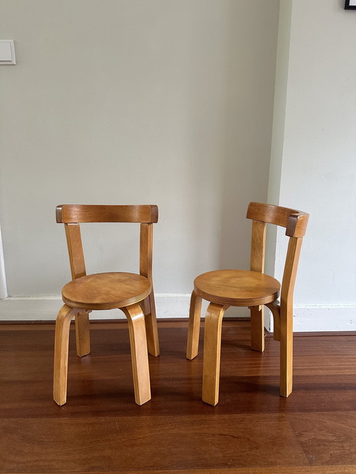 Vintage Plywood Children's Chairs