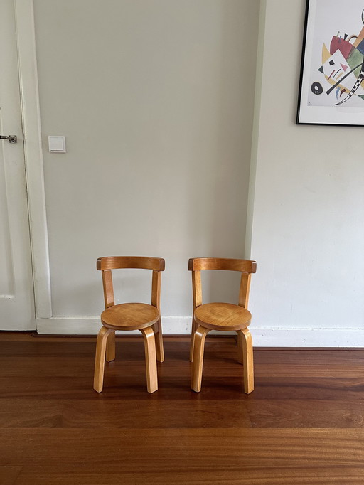 Vintage Plywood Children's Chairs