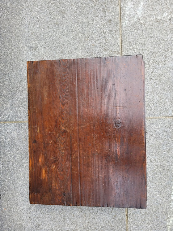 Image 1 of Scatola decorativa vintage con articoli per sport con la palla