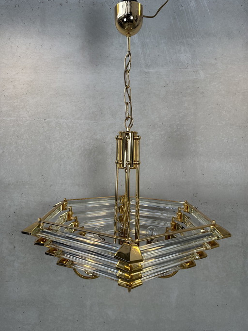 Large vintage designer chandelier - Bakalowits & Sohne