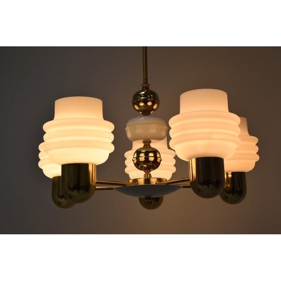 Image 1 of Mid-century chandelier by Kamenicky Senov, Czechoslovakia 1970s