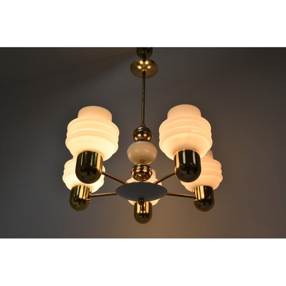 Image 1 of Mid-century chandelier by Kamenicky Senov, Czechoslovakia 1970s