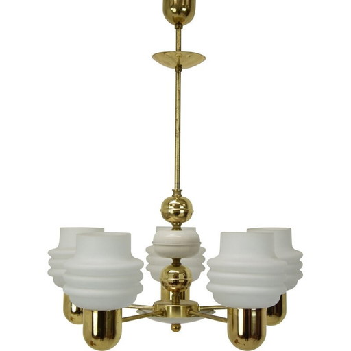 Mid-century chandelier by Kamenicky Senov, Czechoslovakia 1970s