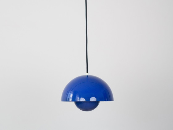 Image 1 of Pair of 2 Danish Vintage Pendant Lamps Flowerpot by Verner Panton, Louis Poulsen, 1968