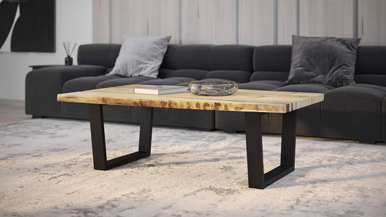 Image 1 of Acacia Coffee Table With Epoxy