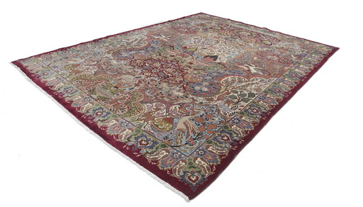 Original hand-knotted Persian carpet Kashmar Fine Paradise Design 393 X 295 Cm Top condition