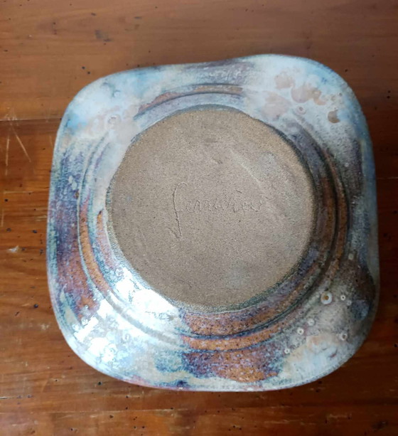 Image 1 of Tazza in gres brutalista 1970 firmata Ferrières 