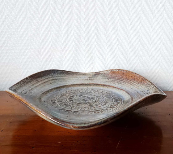 Image 1 of Tazza in gres brutalista 1970 firmata Ferrières 