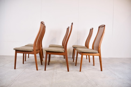 Image 1 of 6x Preben Schou dining chairs