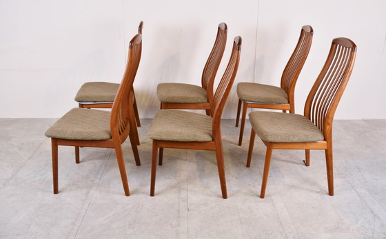 Image 1 of 6x Preben Schou dining chairs