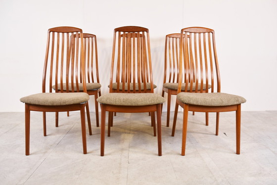 Image 1 of 6x Preben Schou dining chairs