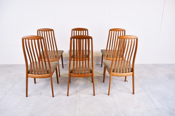 Image 1 of 6x Preben Schou dining chairs