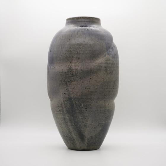 Image 1 of Studio Ceramic Raku Swiss Potter Danny Achermann vase