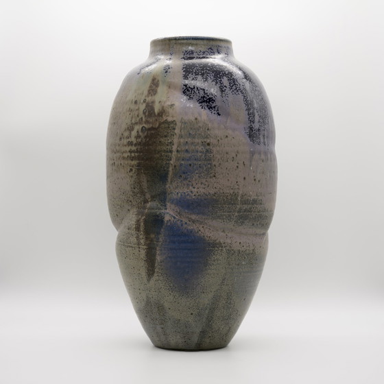 Image 1 of Studio Ceramic Raku Swiss Potter Danny Achermann vase