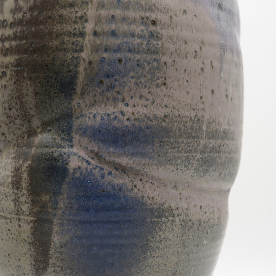 Image 1 of Studio Ceramic Raku Swiss Potter Danny Achermann vase