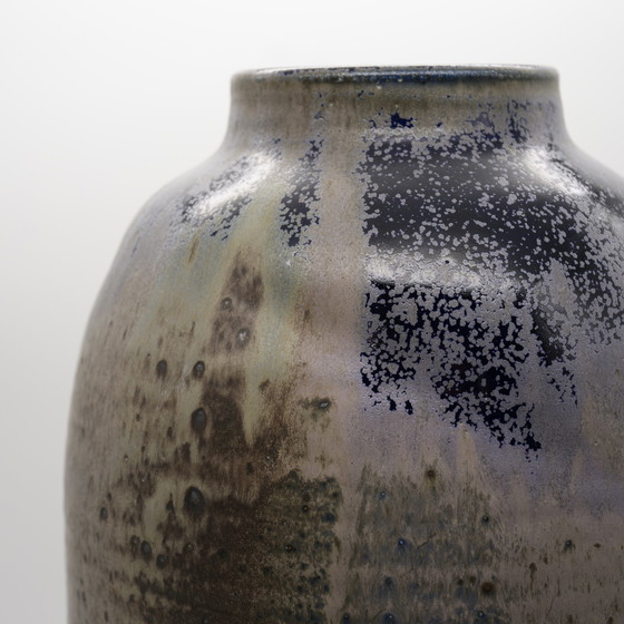 Image 1 of Studio Ceramic Raku Swiss Potter Danny Achermann vase